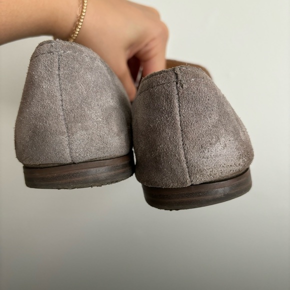 LUCKY BRAND - SUEDE GREY FLATS - Picture 4 of 11